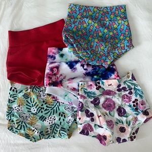 Variety of baby bummies